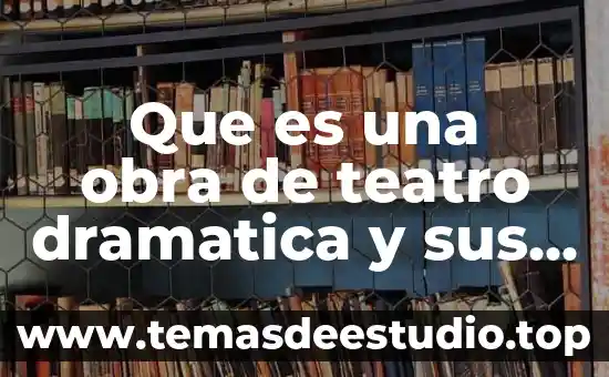 Que es representar una obra de teatro 3 Que es una obra de teatro dramatica y sus caracteristicas