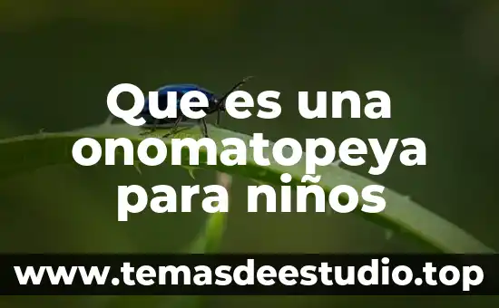 Que es la solidificarse el agua para niños 7 Que es una onomatopeya para niños