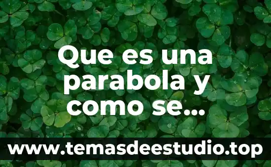Que es la representación grafica de funciones 7 Que es una parabola y como se grafica