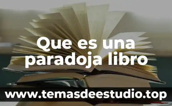 Que es una paradoja libro