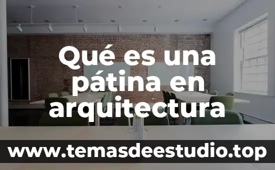 Qué es una variable absoluto 3 Qué es una pátina en arquitectura