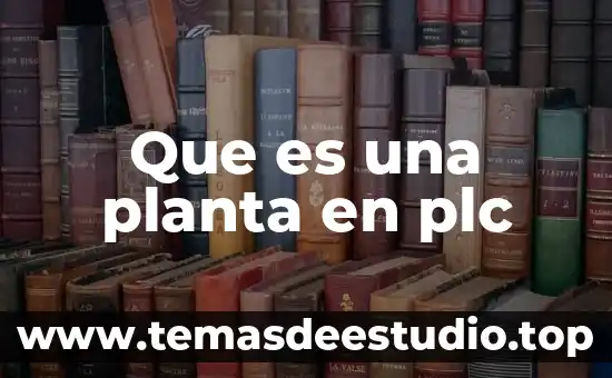 Que es un diagrama de escalera plc 7 Que es una planta en plc
