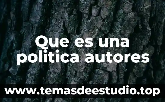 Qué es la filosofía política moderna 6 Que es una politica autores