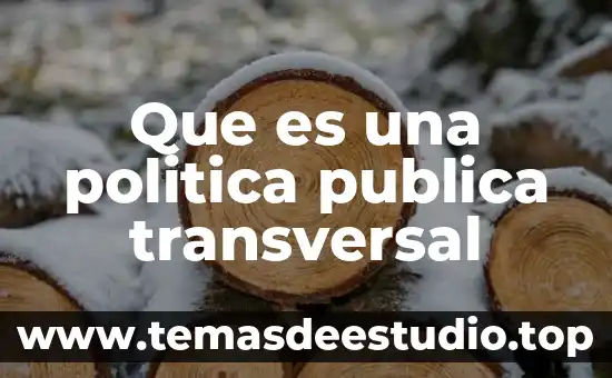 Qué es un primer y su función genética 8 Que es una politica publica transversal