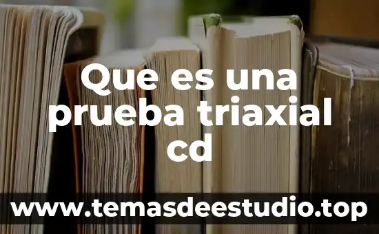 250 Cd m2 que es 5 Que es una prueba triaxial cd