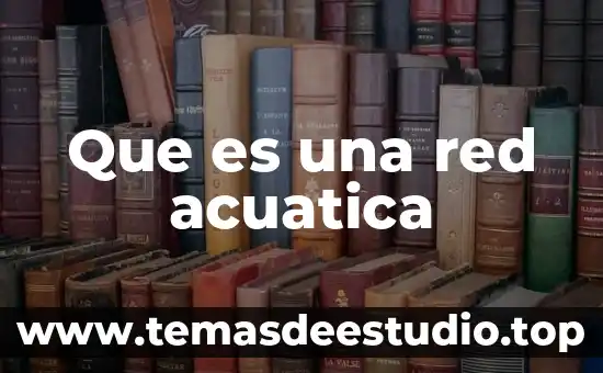 Que es una red acuatica