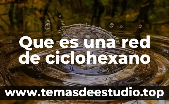Que es un operador de red 7 Que es una red de ciclohexano