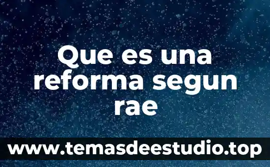 Que es feminidad segun la rae 4 Que es una reforma segun rae