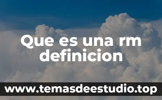 Qué es un soudern definición 6 Que es una rm definicion