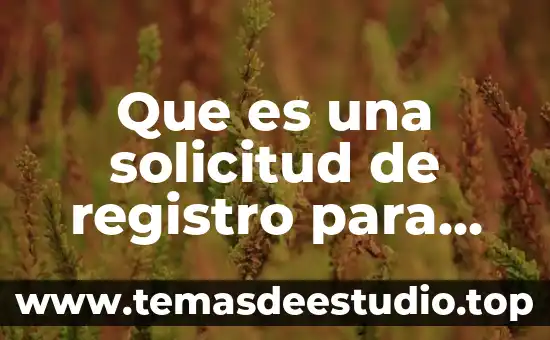 Que es el paradigma curso de la vida 6 Que es una solicitud de registro para un curso