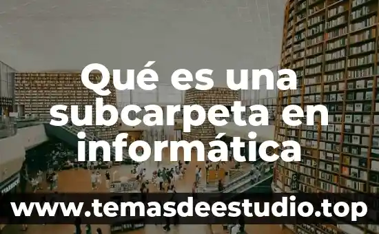 Que es un site en informatica concepto 3 Qué es una subcarpeta en informática