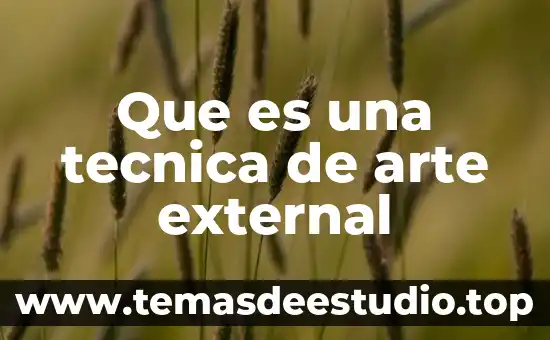 Que es el arte de redactar 7 Que es una tecnica de arte external