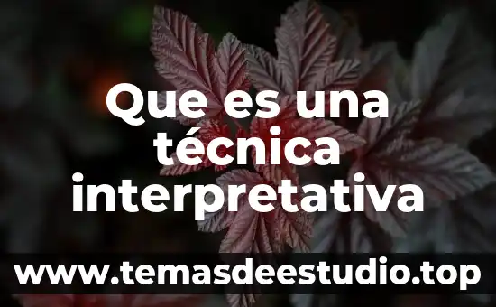 Que es caraviolo tecnica 8 Que es una técnica interpretativa