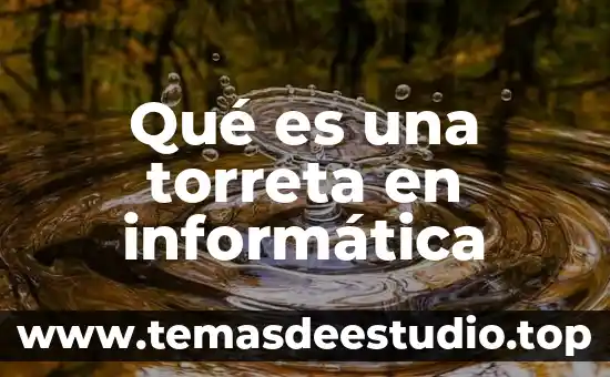 Que es web en informatica 7 Qué es una torreta en informática