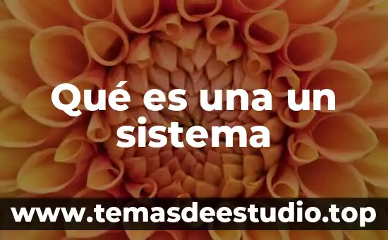 Que es el sistema compuesto 5 Qué es una un sistema
