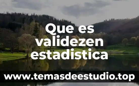 Qué es una planta o flor 3 Que es validezen estadistica
