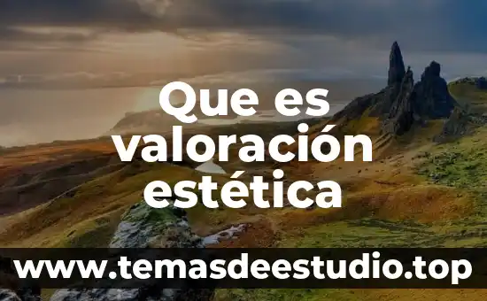 Que es part status 7 Que es valoración estética