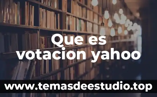 Libros sobre que es conocimiento 4 Que es votacion yahoo