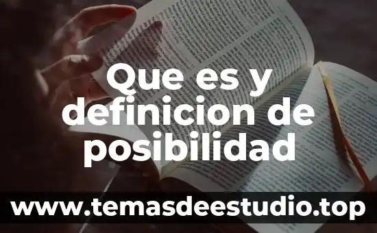 Que es el autismo definicion 4 Que es y definicion de posibilidad