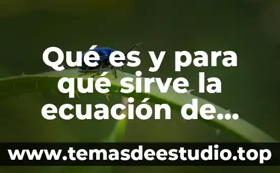 Qué es una ecuación diferencial concepto 6 Qué es y para qué sirve la ecuación de Gibbs