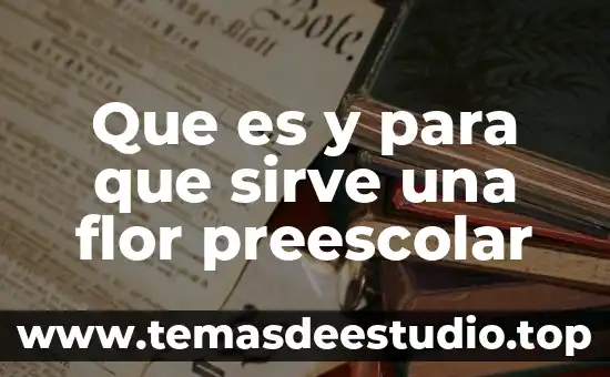Por que es importante para un individuo estar equilibrado mentalmente 8 Que es y para que sirve una flor preescolar