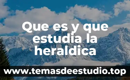 Que es estudia la fonética 5 Que es y que estudia la heraldica