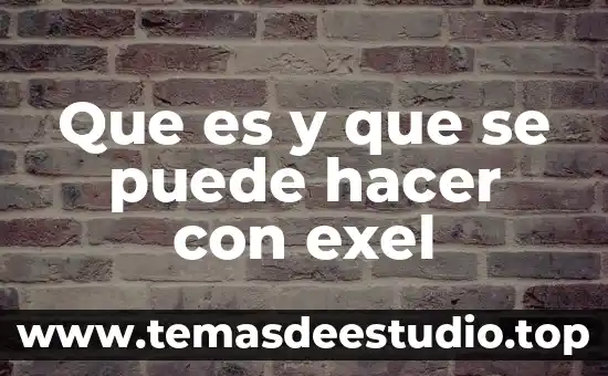 Que es una firma digital en exel 6 Que es y que se puede hacer con exel