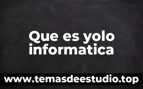 Que es ser humano educacion fisica 6 Que es yolo informatica