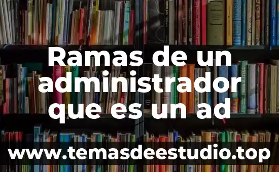 Ramas de un administrador que es un ad