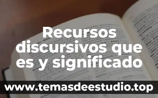 Que es compartir recursos conectados al servidor 4 Recursos discursivos que es y significado