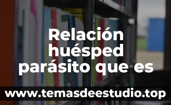 Que es its en ingles 6 Relación huésped parásito que es