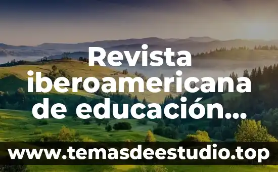 Revista como ves que es el amor reseña 6 Revista iberoamericana de educación que es un paradigma