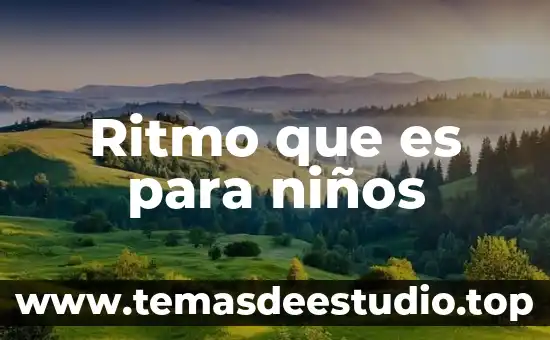 Que es un icono niños computacion 7 Ritmo que es para niños