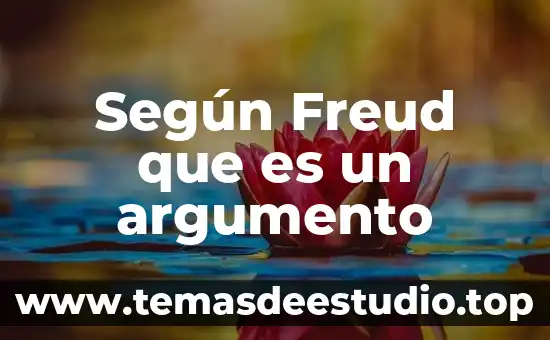 Qué significa conciencia moral según Freud 5 Según Freud que es un argumento