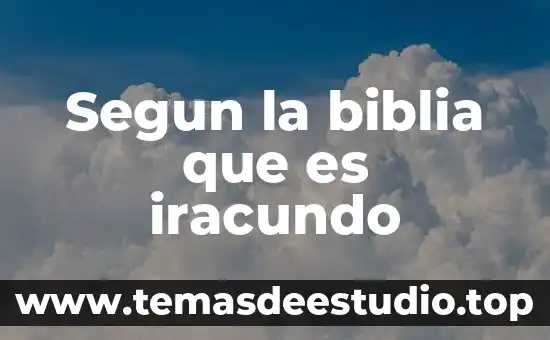 Qué es la planeación de valores 4 Segun la biblia que es iracundo