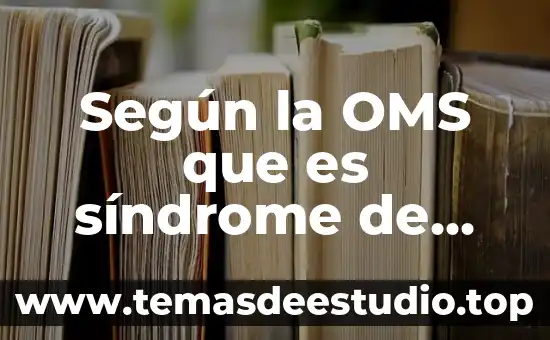 Qué es enfermería según la OMS definición 5 Según la OMS que es síndrome de Turner