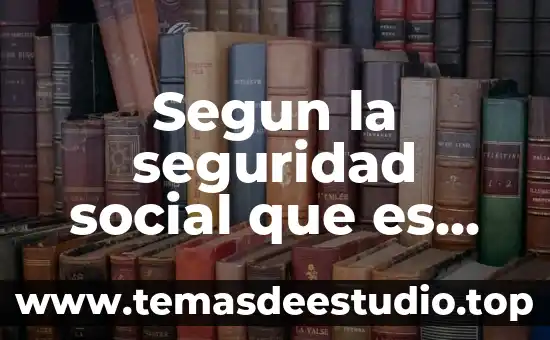 Ser social y sociedad que es ser ético 8 Segun la seguridad social que es prevenir