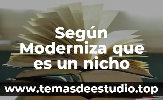 Que es la danza segun marazzo 8 Según Moderniza que es un nicho