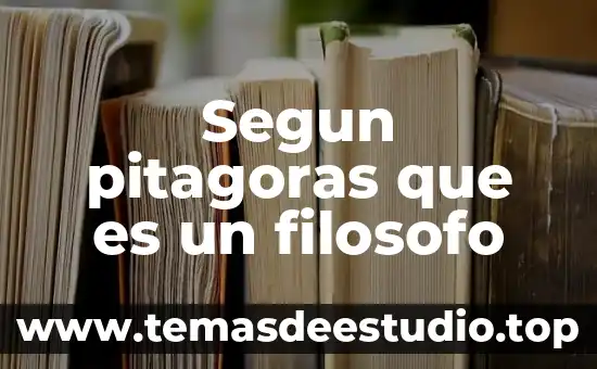 Que es la danza segun marazzo 7 Segun pitagoras que es un filosofo