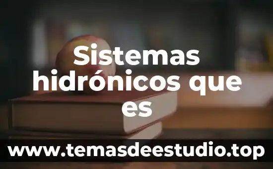 Qué es la simbología en los sistemas señaleticos 5 Sistemas hidrónicos que es