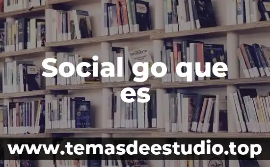 Social go que es