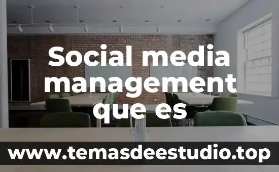 Que es a media carta 3 Social media management que es