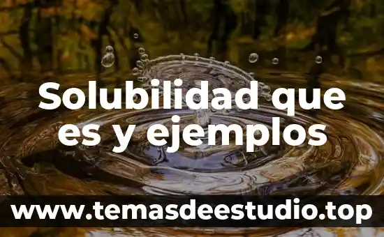 Que es medir en metrologia y ejemplos 8 Solubilidad que es y ejemplos