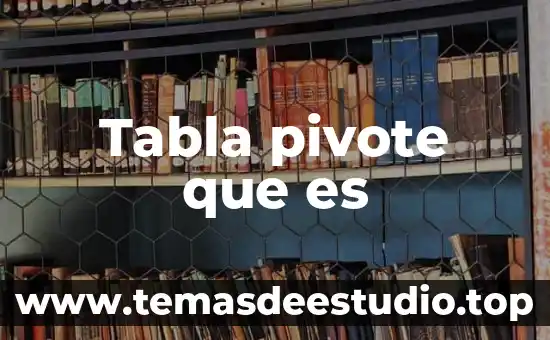 Que es el mendelevio en la tabla periodica 5 Tabla pivote que es