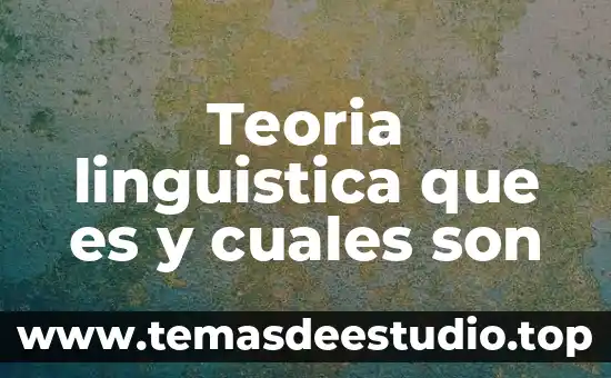Que es la diversidad lingüística y cultural delos pueblos hispanohablantes 3 Teoria linguistica que es y cuales son