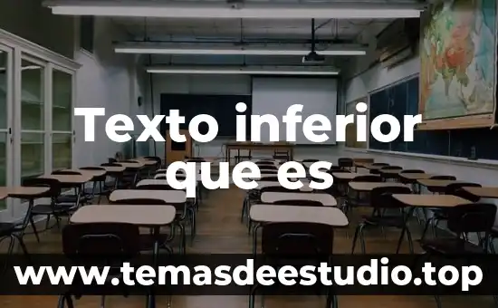 Que es texto populares 8 Texto inferior que es