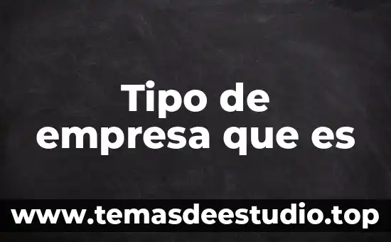 Que es distribucion de planta en una empresa 5 Tipo de empresa que es