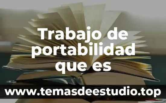 Que es indagar significado 7 Trabajo de portabilidad que es