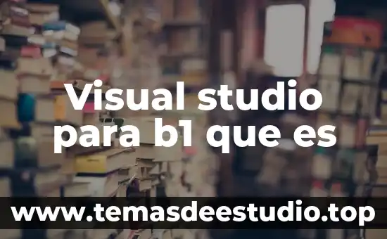 Motricidad visual niños que es 4 Visual studio para b1 que es