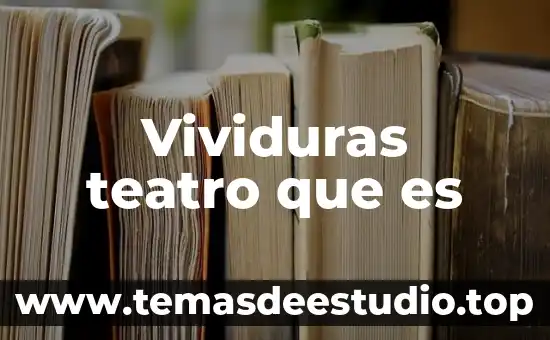 Que es la obra de teatro para niños 7 Vividuras teatro que es